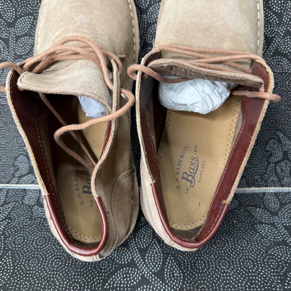 G.H. Bass & Co. Mens 12M Bass-Coleman Leather Upper Suede Boots - Picture 7 of 8
